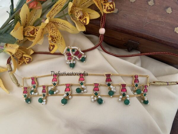 Jadau 3 layer choker set
