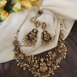 Antique polish 3D Lakshmi set