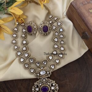 Purple stone Victorian Midlength set
