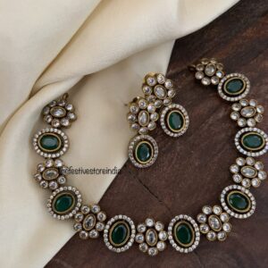 Victorian minimalist floral set - Green