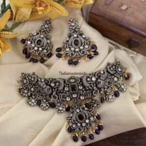 Victorian Purple Bridal choker set