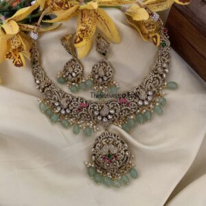 Victorian mint drops peacock set