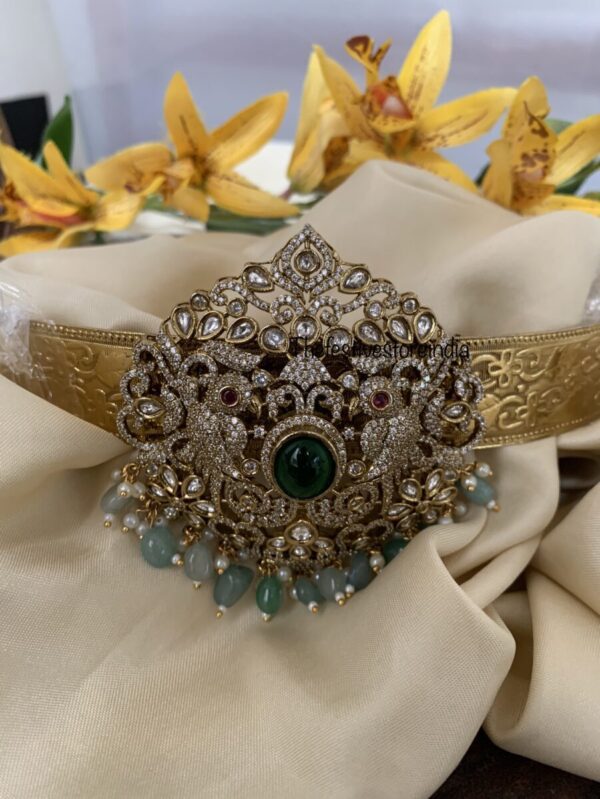 Victorian Green stone mopp hipbelt