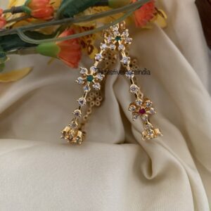 Diamonds look alike set of 2 bangles