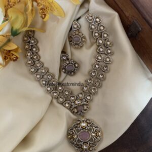 Pink Victorian necklace set