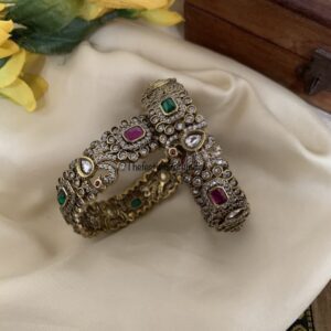 Set of 2 Bridal Victorian bangles