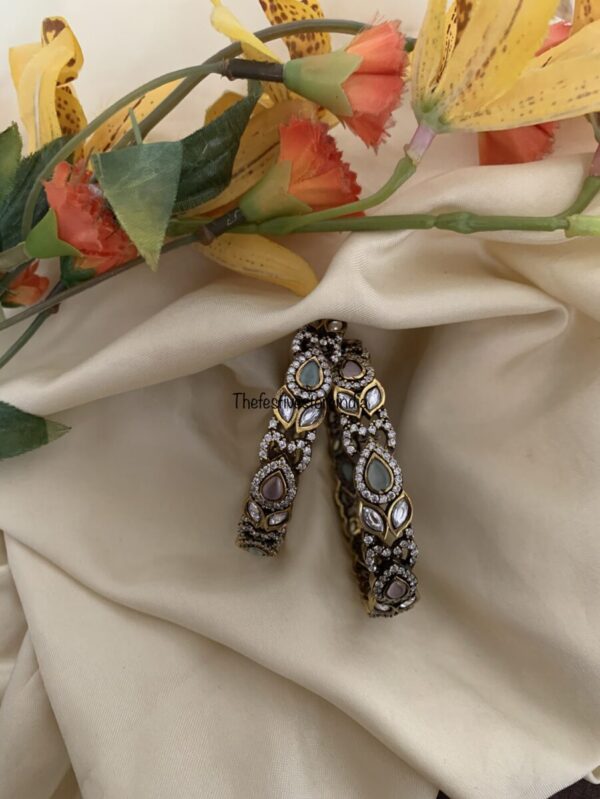 Pastel Set of 2 Victorian bangles