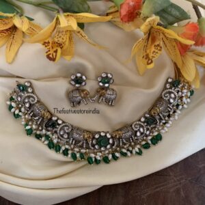 Elephant Kanti Green Victorian set