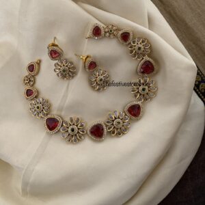 Ruby Necklace/choker set