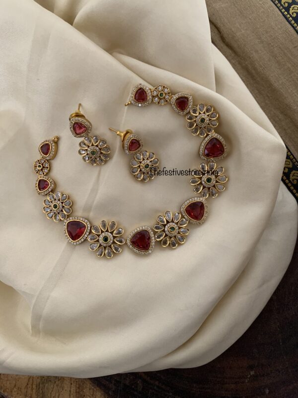 Ruby Necklace/choker set