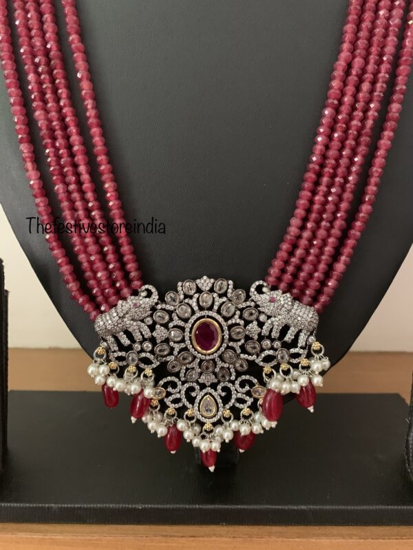 Maroon Victorian Haaram set