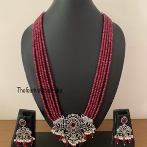 Maroon Victorian Haaram set