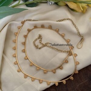 Budgeted gold waist chain