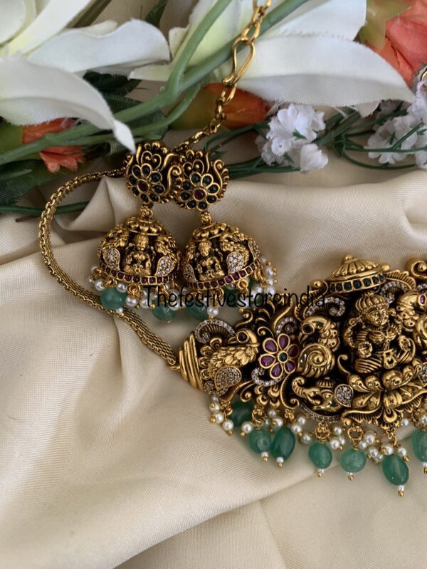 Bridal Nagas Lakshmi choker set