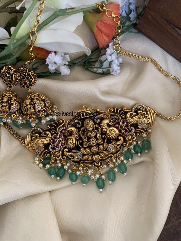 Bridal Nagas Lakshmi choker set