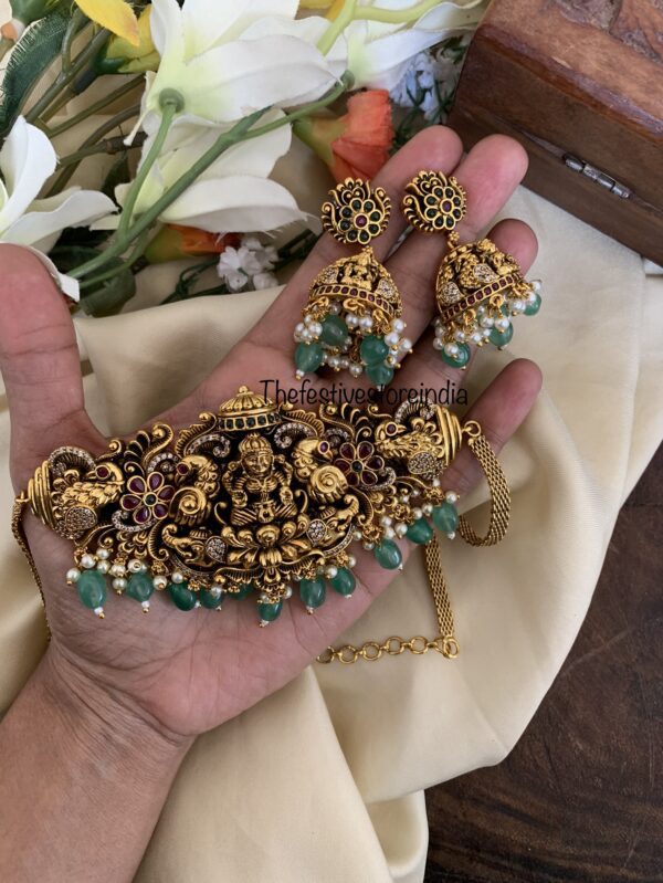 Bridal Nagas Lakshmi choker set