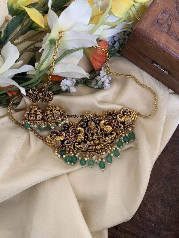Bridal Nagas Lakshmi choker set