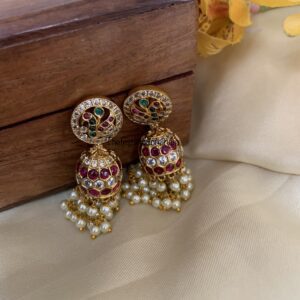 Classic kemp jhumkas