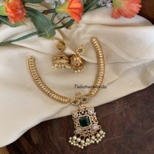 Emerald gold polish kanti set