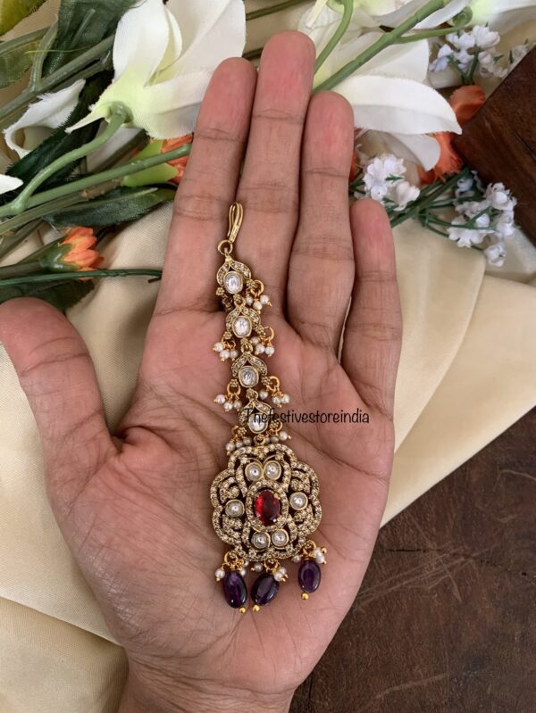 Victorian Purple maangtikka 1