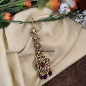 Victorian Purple maangtikka 1