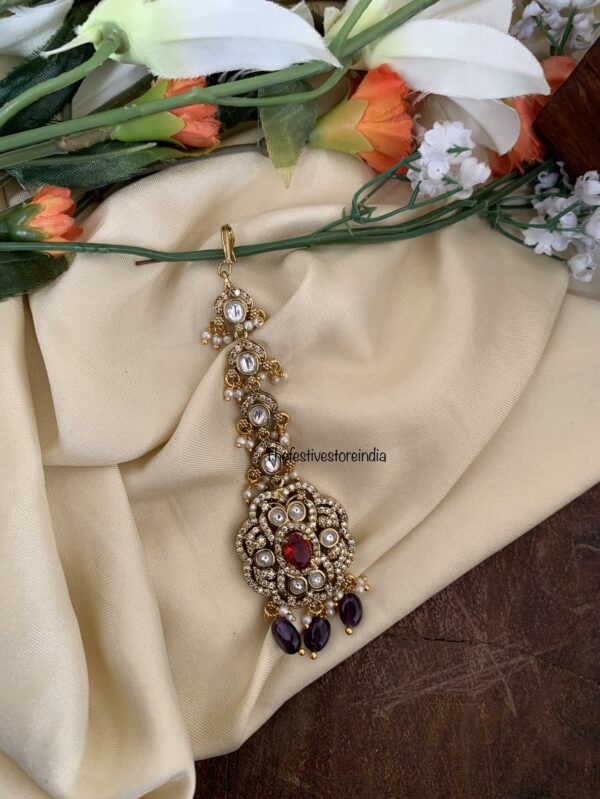 Victorian Purple maangtikka 1