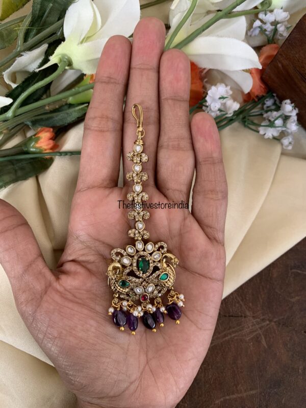 Victorian Purple maangtikka 2