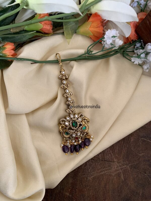 Victorian Purple maangtikka 2