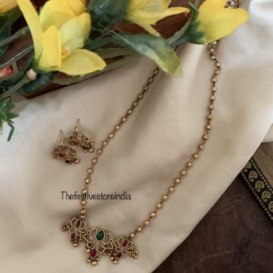 Carved lotus midlength set