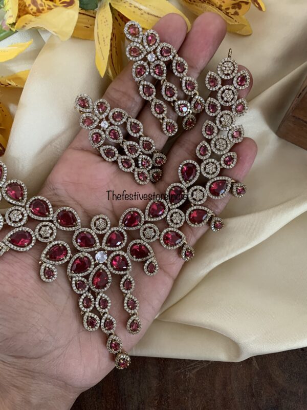 Bridal Ruby Victorian set