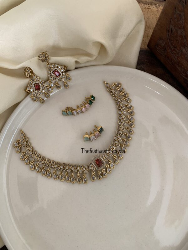 AD changeable drops necklace set