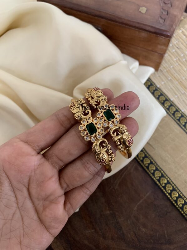 Mopp Emerald Elephant bangles
