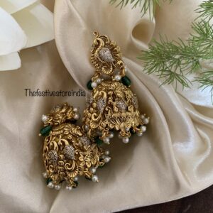 Jumbo Nakshi Lakshmi jhumkas
