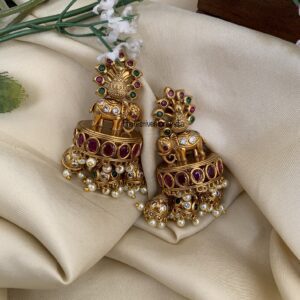 Navilu ambaari step jhumkas