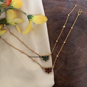 Reversible lotus anklets