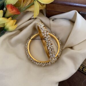 Budgeted cluster pearl bangles