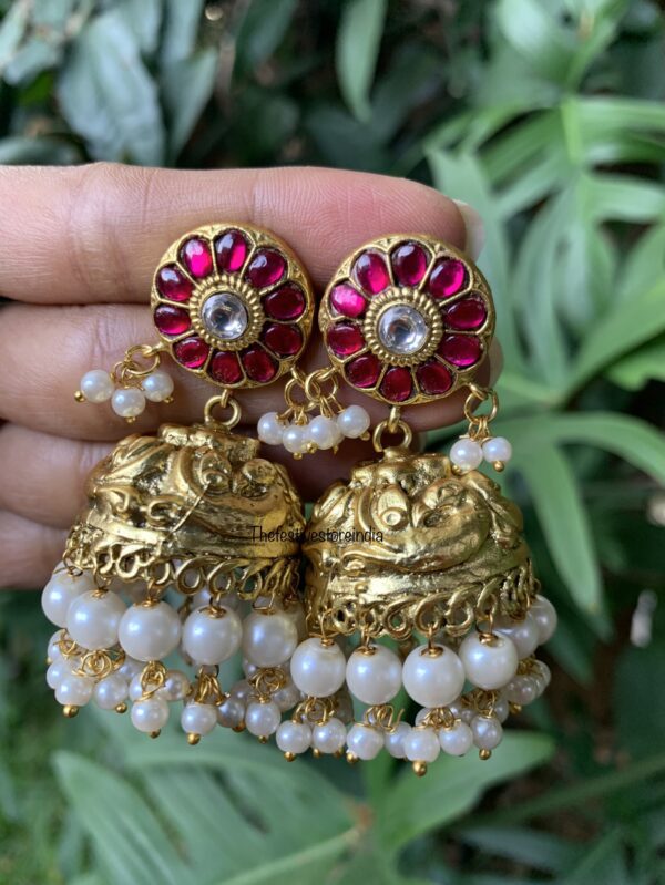 Kemp Jadau jhumkas