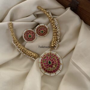 Raagata Jadau kanti set