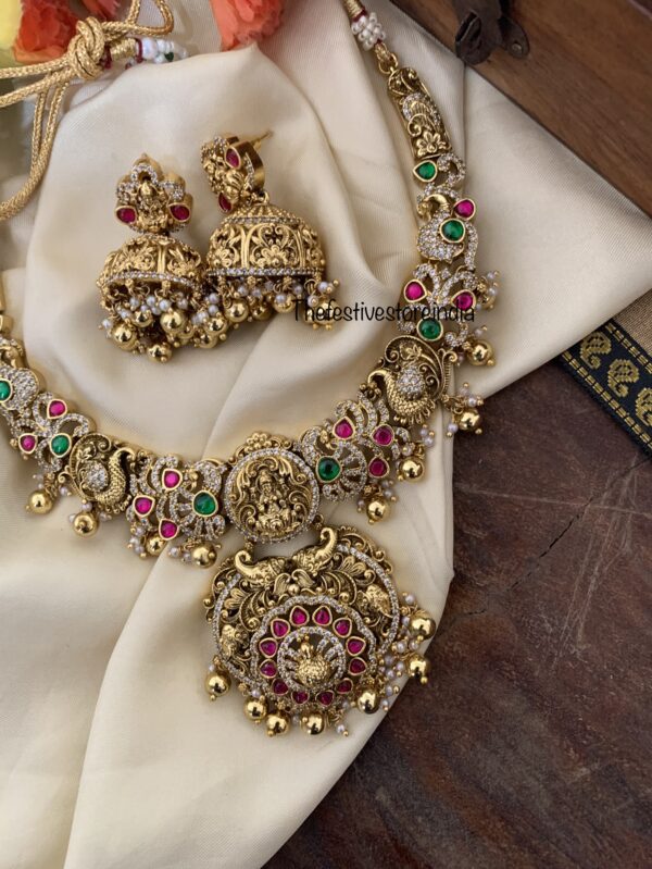 Evergreen heavy nakshi multi Lakshmi set