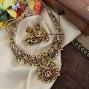 Evergreen heavy nakshi multi Lakshmi set