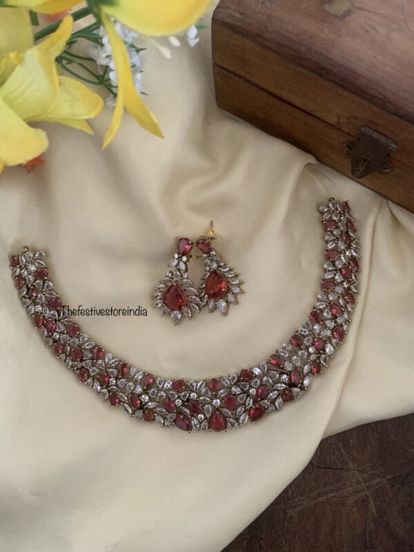 Designer CZ ruby set