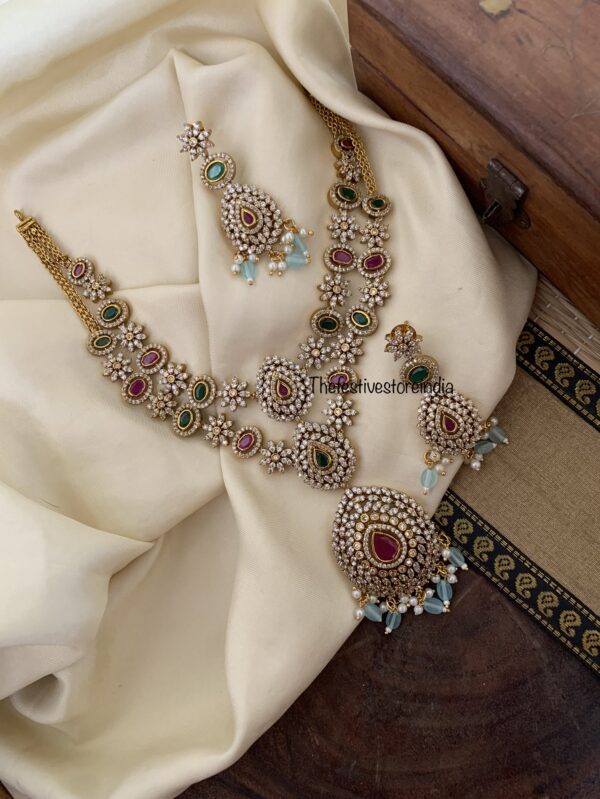 Unique bridal 2 layer AD mint drops set