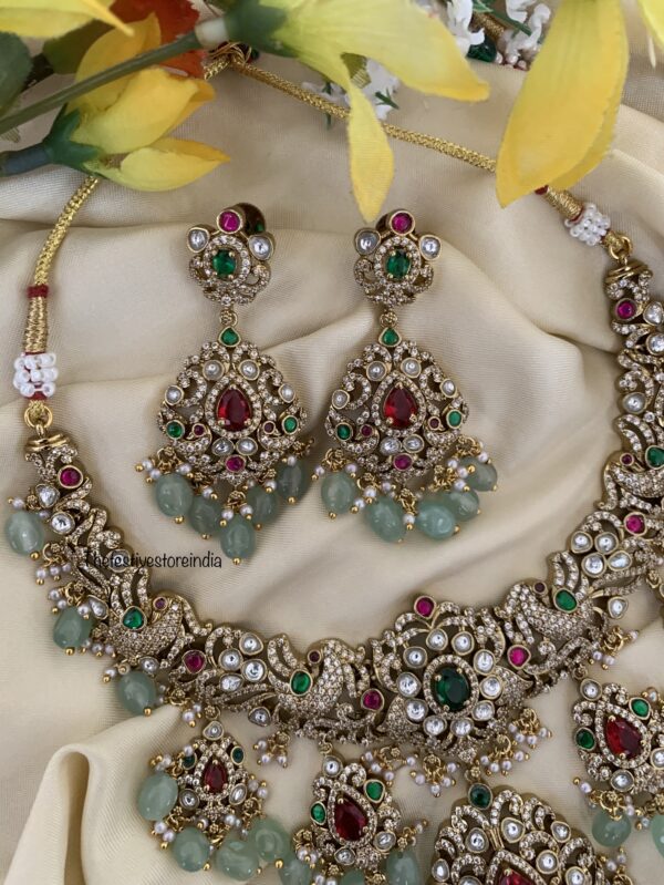Bridal Victorian classic mint drops set