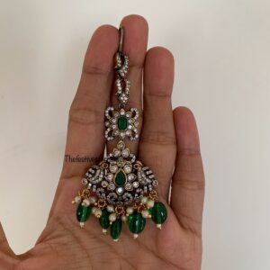 Victorian green maangtikka 5