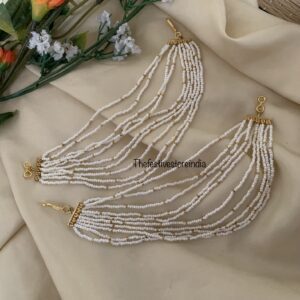 10 layer pearls earchain