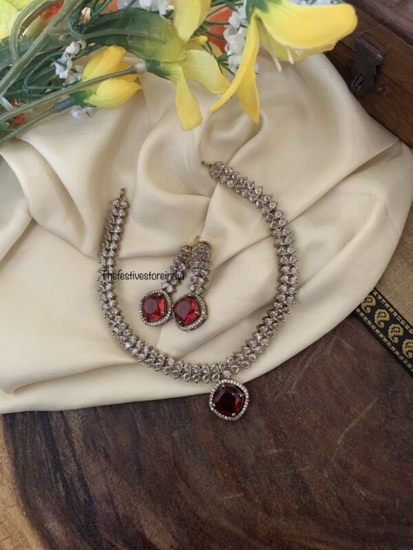 Victorian attigai - Ruby