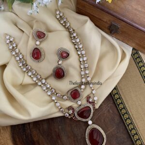 2 layer statement victorian set - Ruby