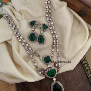 2 layer statement victorian set - Green
