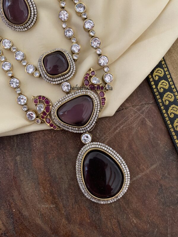 2 layer statement victorian set - Purple