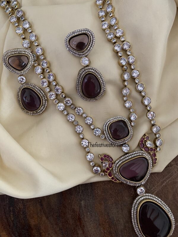 2 layer statement victorian set - Purple